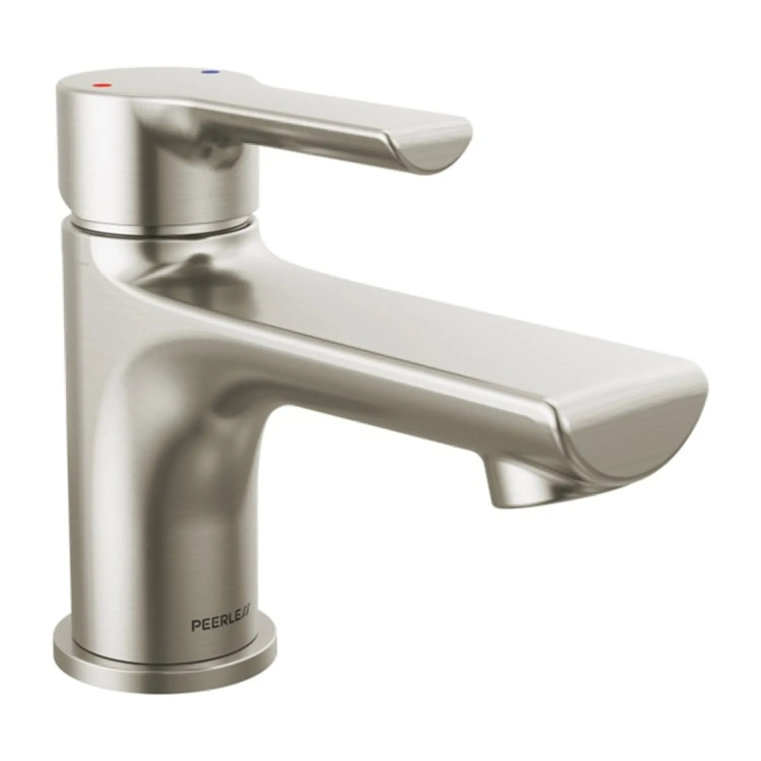 Peerless P1512LF-BN Peerless Flute Single-Hole Bathroom Faucet with 50/50 Pop-Up Drain, Single-Handle, 1.0 GPM, Lever Handle, ADA, WaterSense, Brushed Nickel - P1512LF-BN