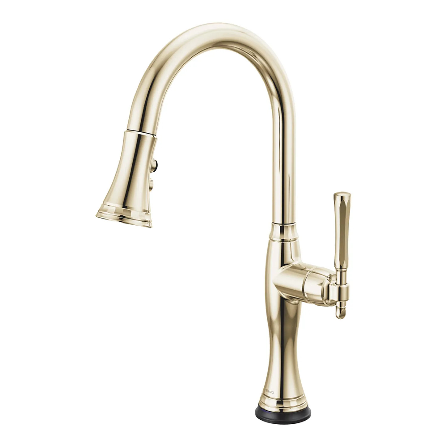 Brizo 64058LF-PN Brizo Tulham Polished Nickel Single Handle Pull-Down Kitchen Faucet - 64058LF-PN