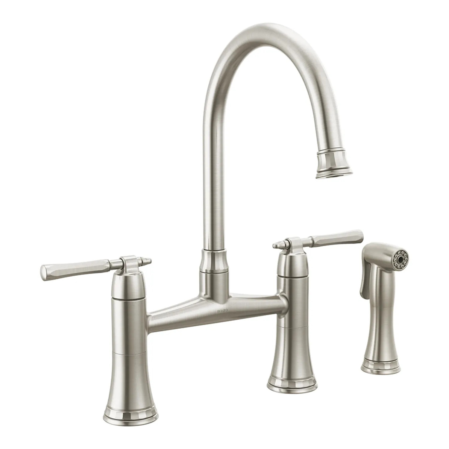 Brizo 62558LF-SS Brizo Tulham Stainless Steel Two Handle Bridge Kitchen Faucet - 62558LF-SS