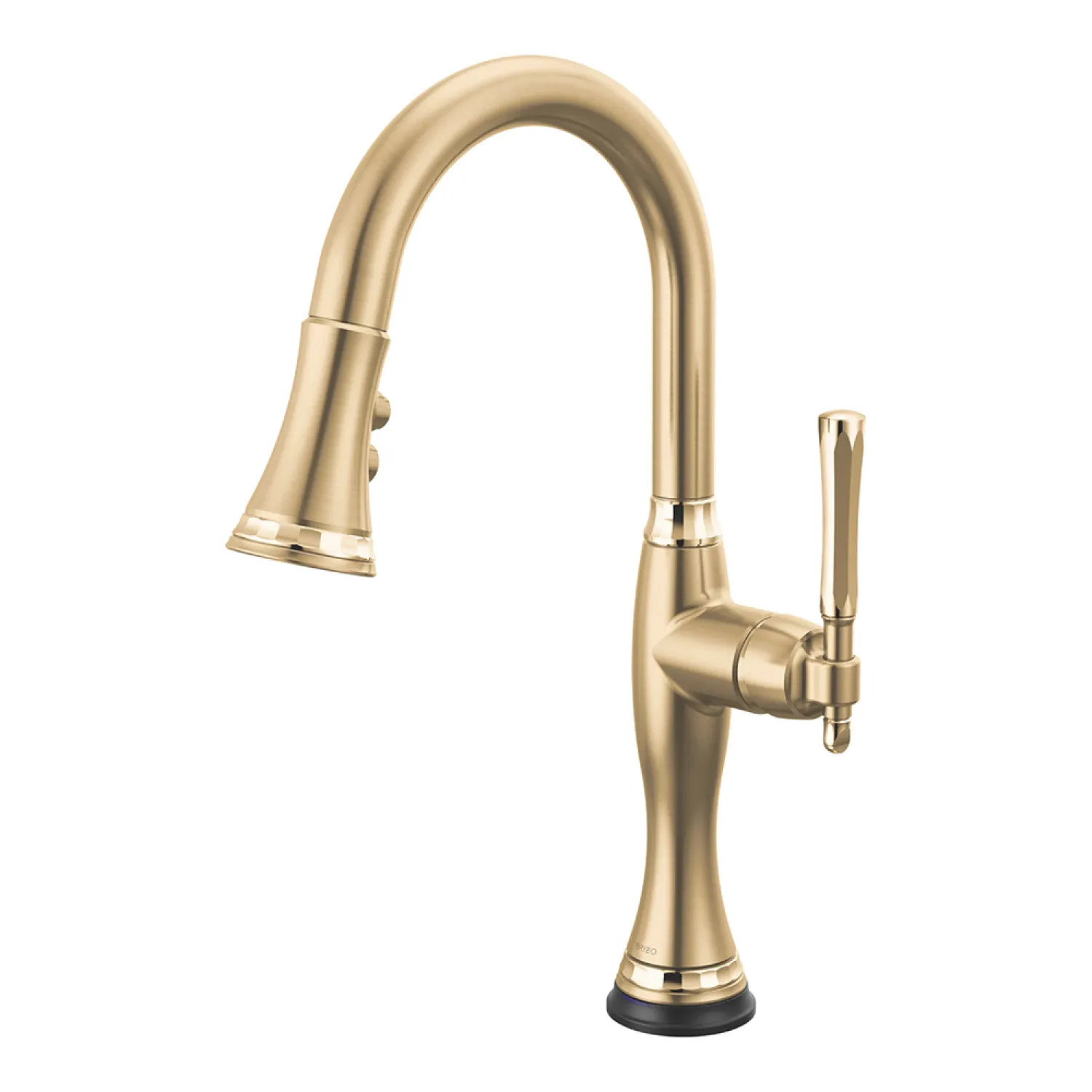 Brizo 64958LF-GLPG Brizo Tulham SmartTouch Single Handle Pull-Down Bar/Prep Faucet, Luxe Gold/Polished Gold - 64958LF-GLPG