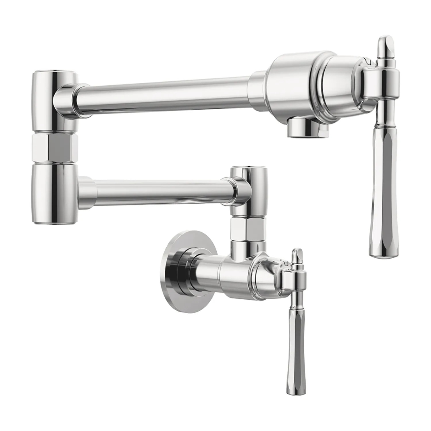Brizo 62858LF-PC Brizo Tulham Wall-Mount Pot Filler Faucet, Polished Chrome - 62858LF-PC