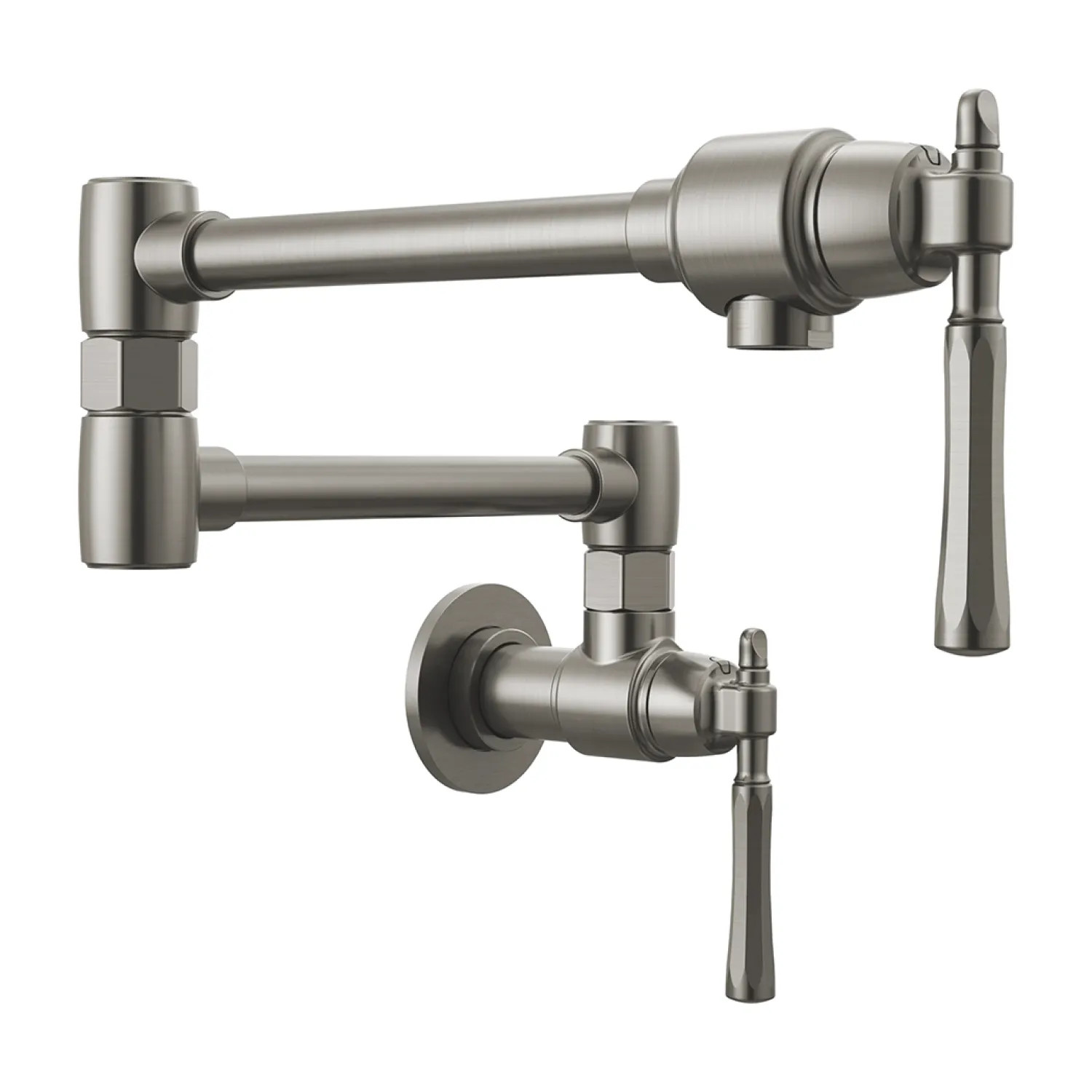 Brizo 62858LF-SL Brizo Tulham Wall-Mount Pot Filler Faucet, Luxe Steel - 62858LF-SL