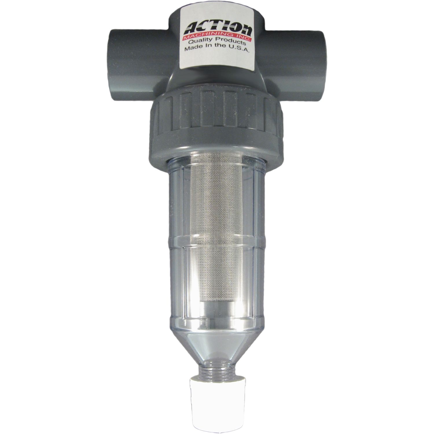 Action Filter AFI 2.0-16 Action Machining 2in Clear Action Filter with 16 Mesh Screen - AFI 2.0-16