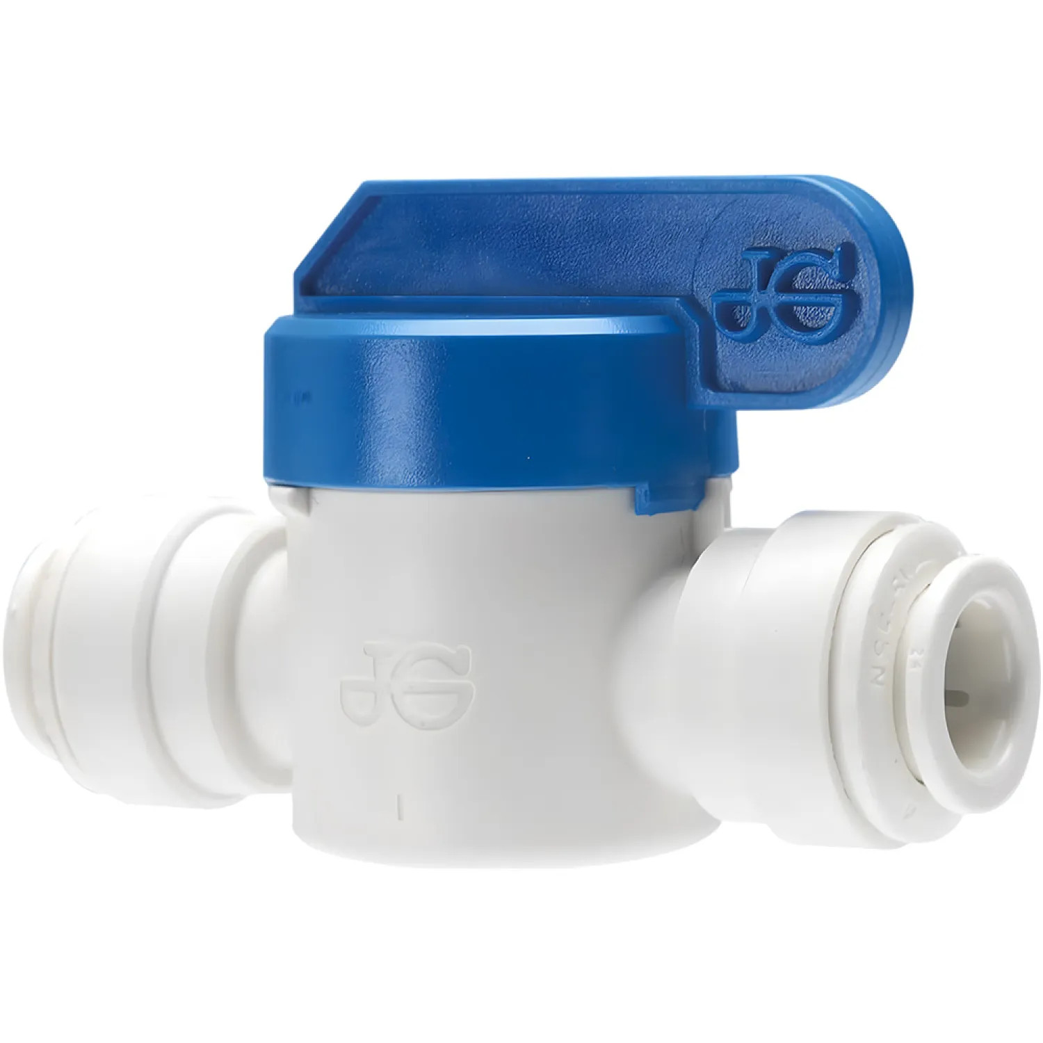  PPSV041212WP John Guest Speedfit 3/8in Straight Shut-Off Valve, Push-to-Connect, 150 psi,  - PPSV041212WP