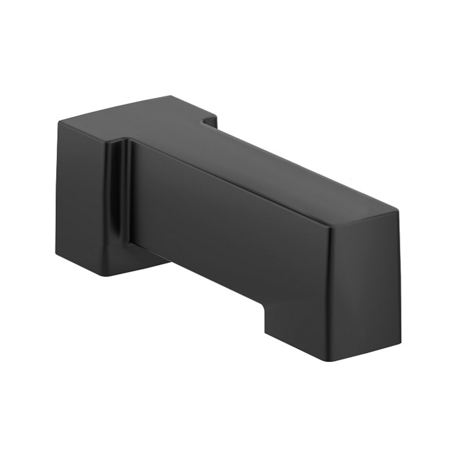 Moen 191956BL Voss 1/2-Inch Slip Fit Connection Non-Diverter Tub Spout, Matte Black - View #3