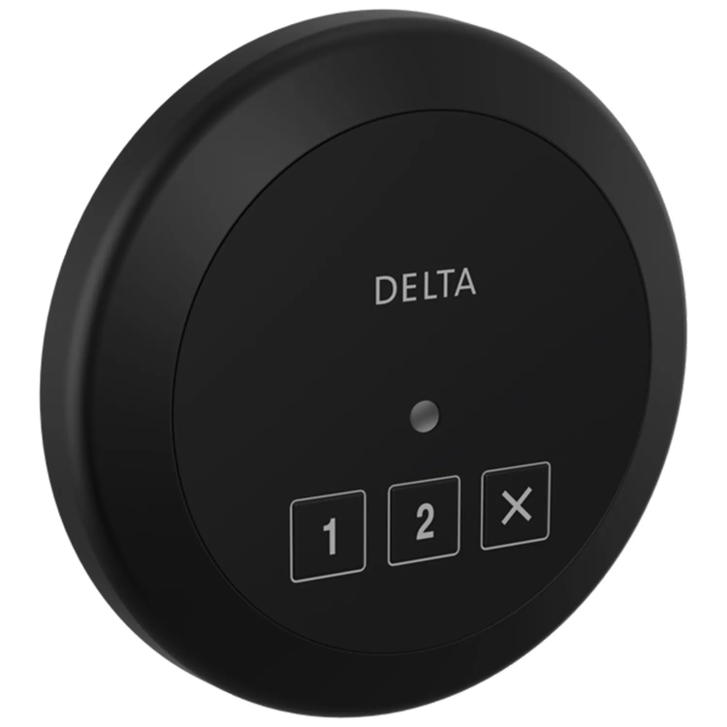 Delta 5CN-220R-BL Delta SteamScape Classic System Exterior Steam Control with 4in Matte Black Trim Ring, LED Indicator, 2-User Presets - 5CN-220R-BL