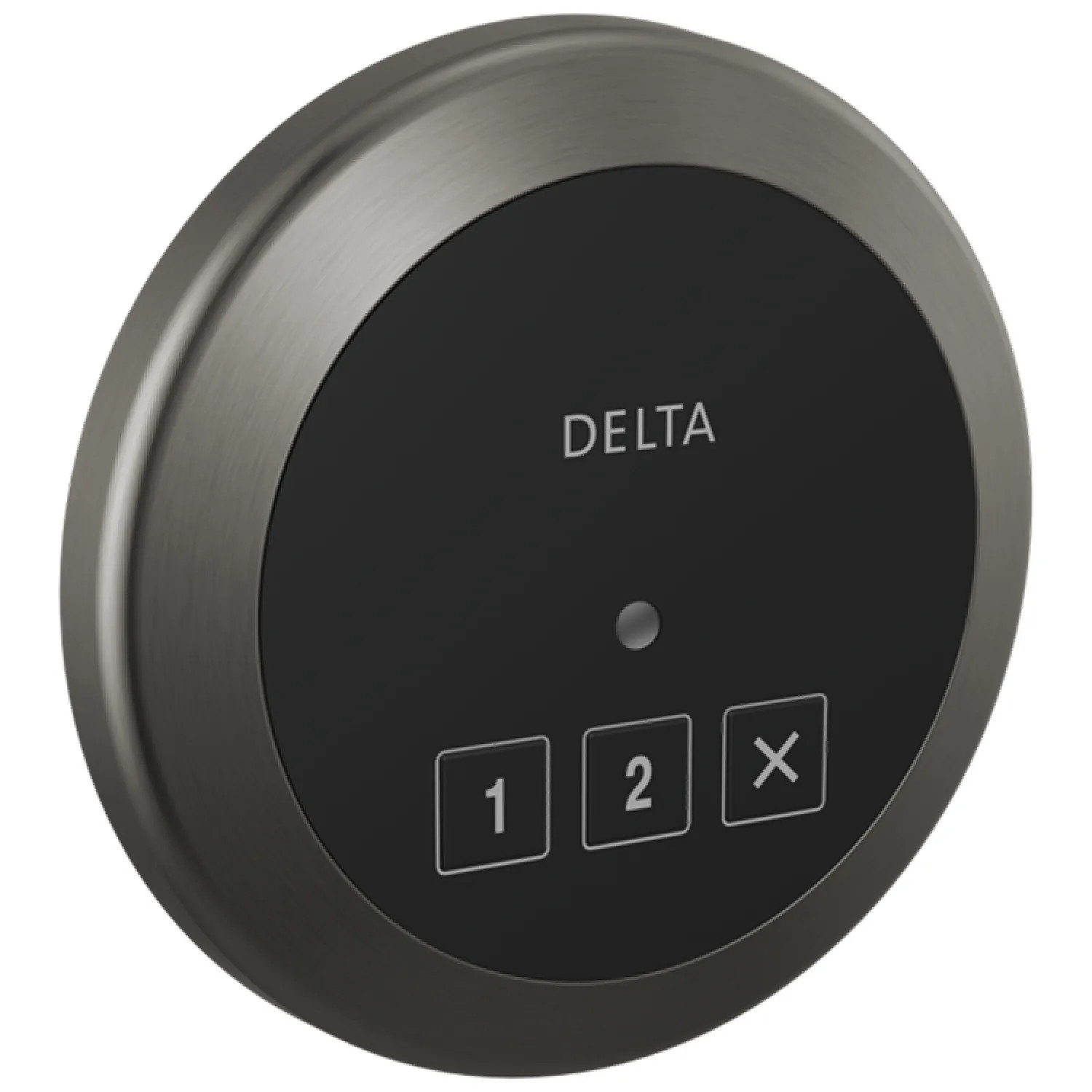 Delta 5CN-220R-KS-PR Delta SteamScape Classic System Exterior Steam Control with 4in Black Stainless Trim Ring, Lumicoat Technology, 2-User Presets - 5CN-220R-KS-PR