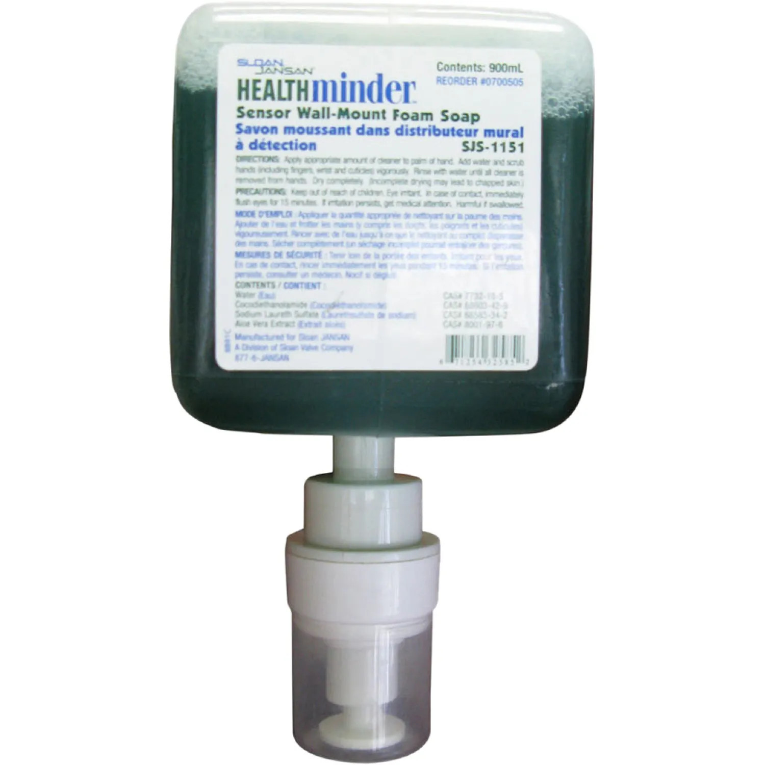 Sloan 5700505 Sloan SJS-1151 Sensor Wall Mount Foam Soap Refill, 900 ML (5700505)