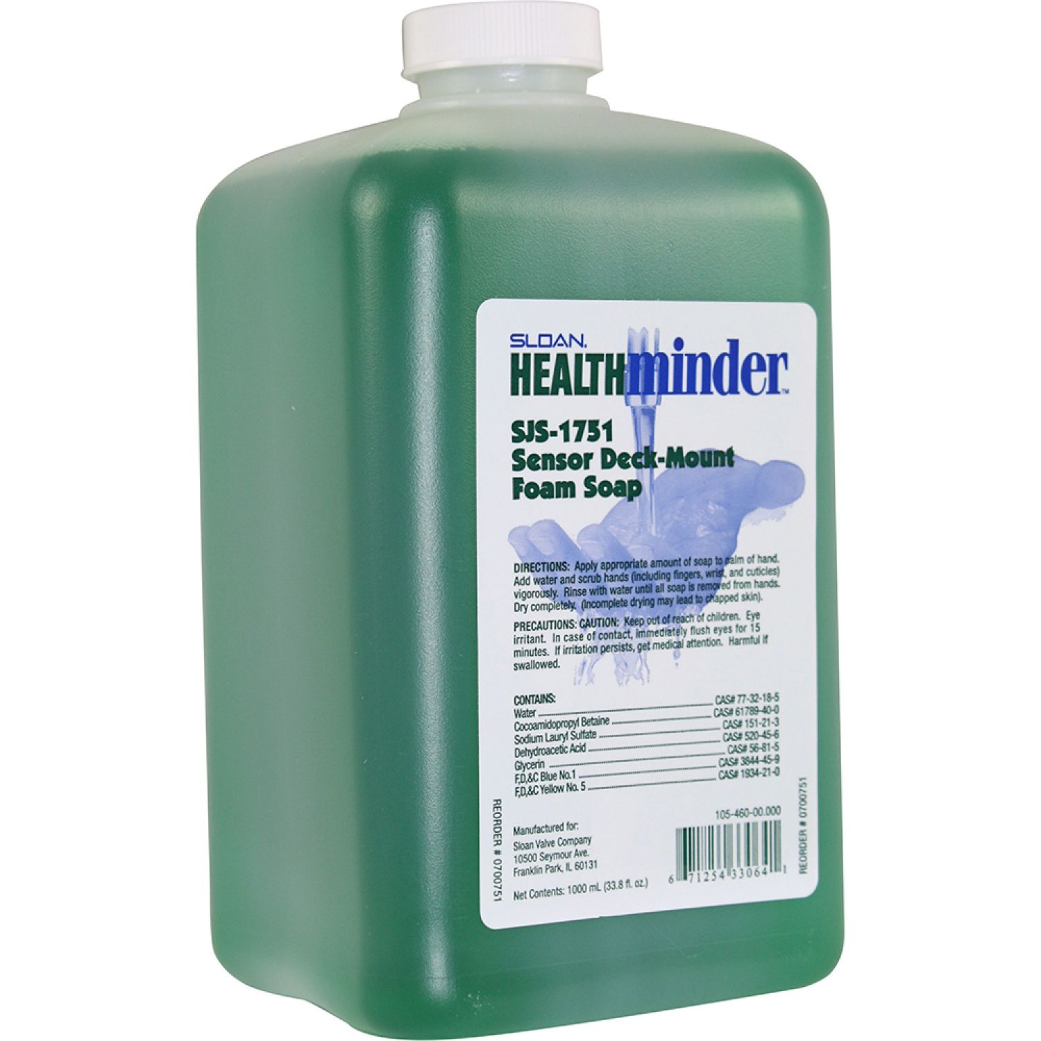 Sloan 5700751 Sloan SJS-1751 Soap Refill, 1 Liter (5700751)