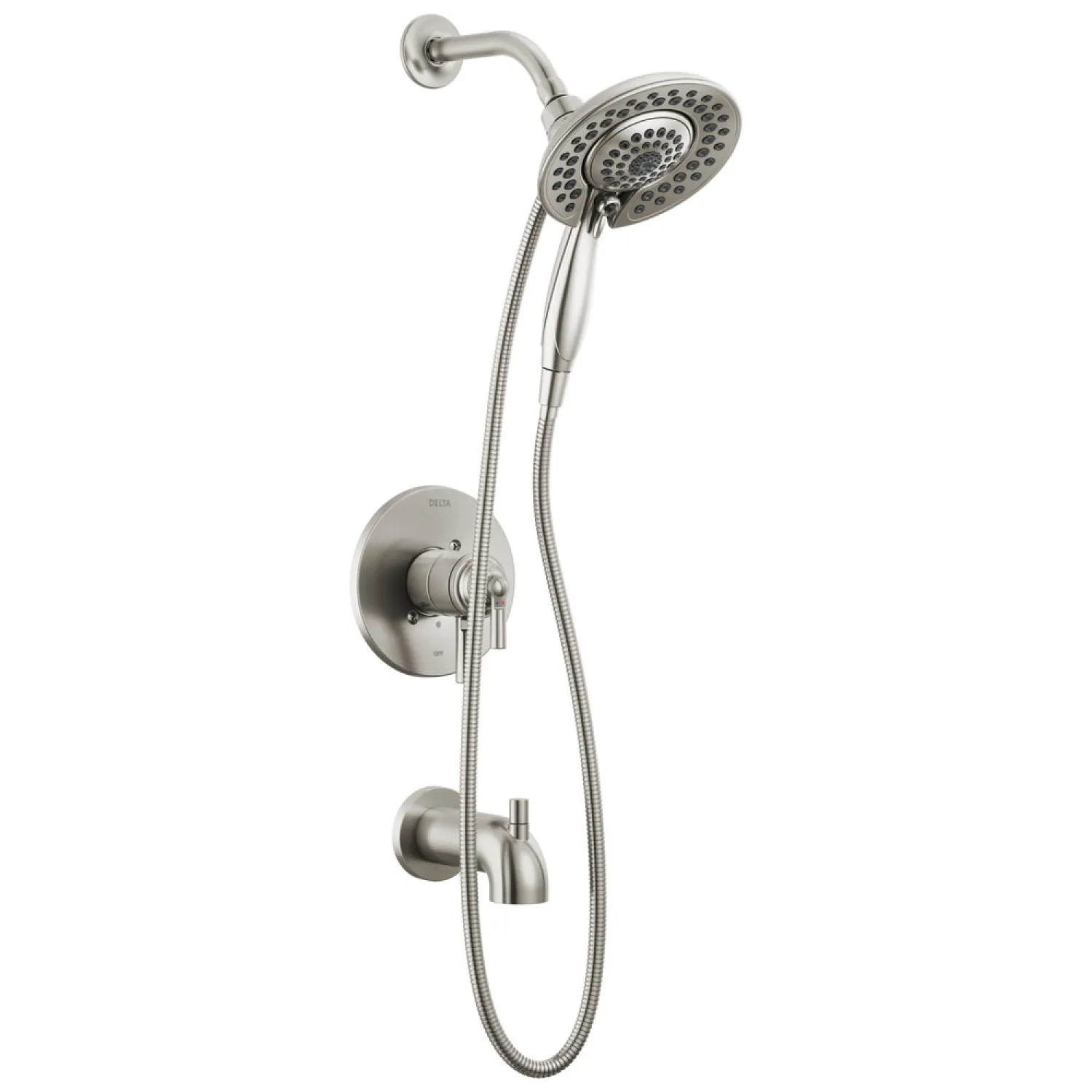Delta T17435-SS-I Delta Saylor Monitor 17 Series Tub & Shower Trim with In2ition, Touch-Clean, 1.75 GPM, Brilliance Stainless - T17435-SS-I