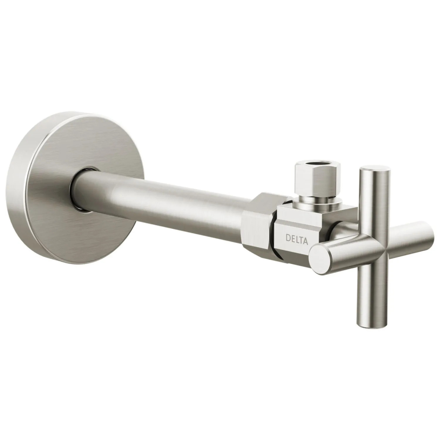 Delta DT022201-SS Delta Angled Supply Stop Valve, ADA-Compliant, Stainless - DT022201-SS