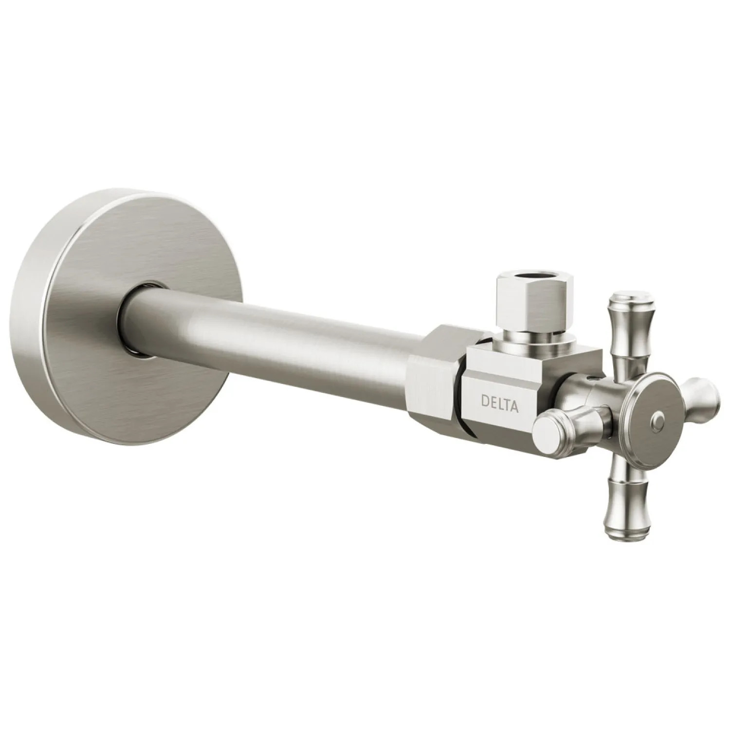 Delta DT022202-SS Delta Angled Supply Stop Valve, ADA-Compliant, Stainless - DT022202-SS