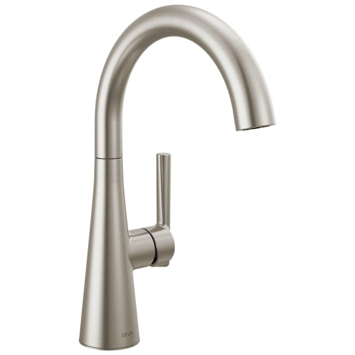 Delta 14882LF-CZ Delta Bar Prep Faucet, Single Handle, Deck Mount, 360-Degree Rotating Spout, ADA-Compliant, Champagne Bronze - 14882LF-CZ