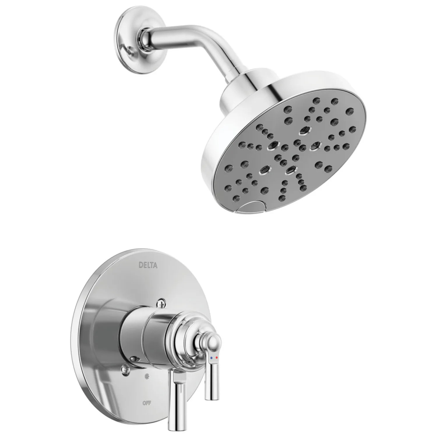 Delta T17235 Delta Saylor Monitor 17 Series Shower Trim, Touch-Clean, ADA-Compliant, 1.75 GPM, Chrome - T17235