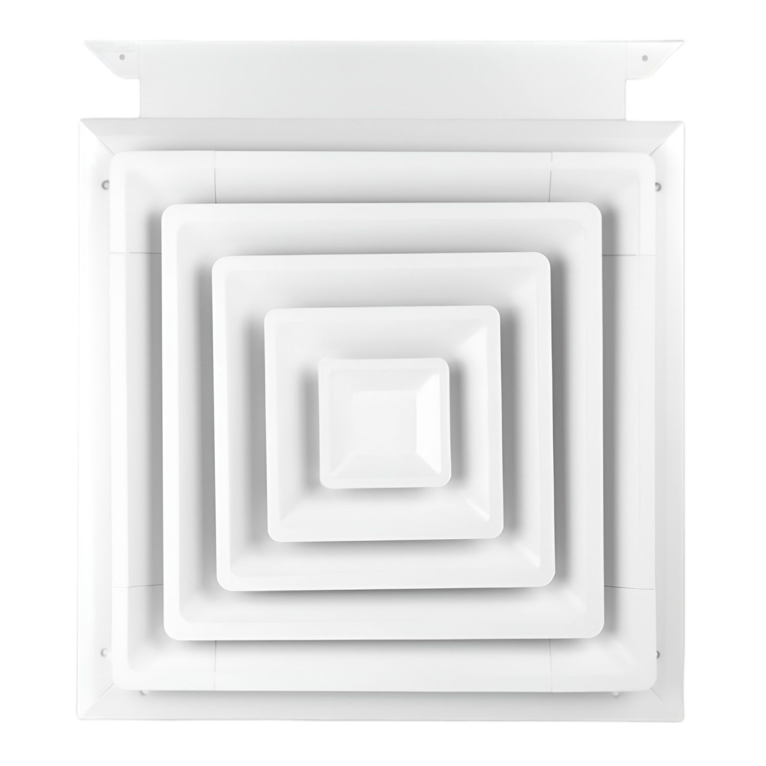 Shoemaker 425-18X18 Shoemaker 425-18X18 Step-Down Ceiling Diffuser with Slide-In Damper 