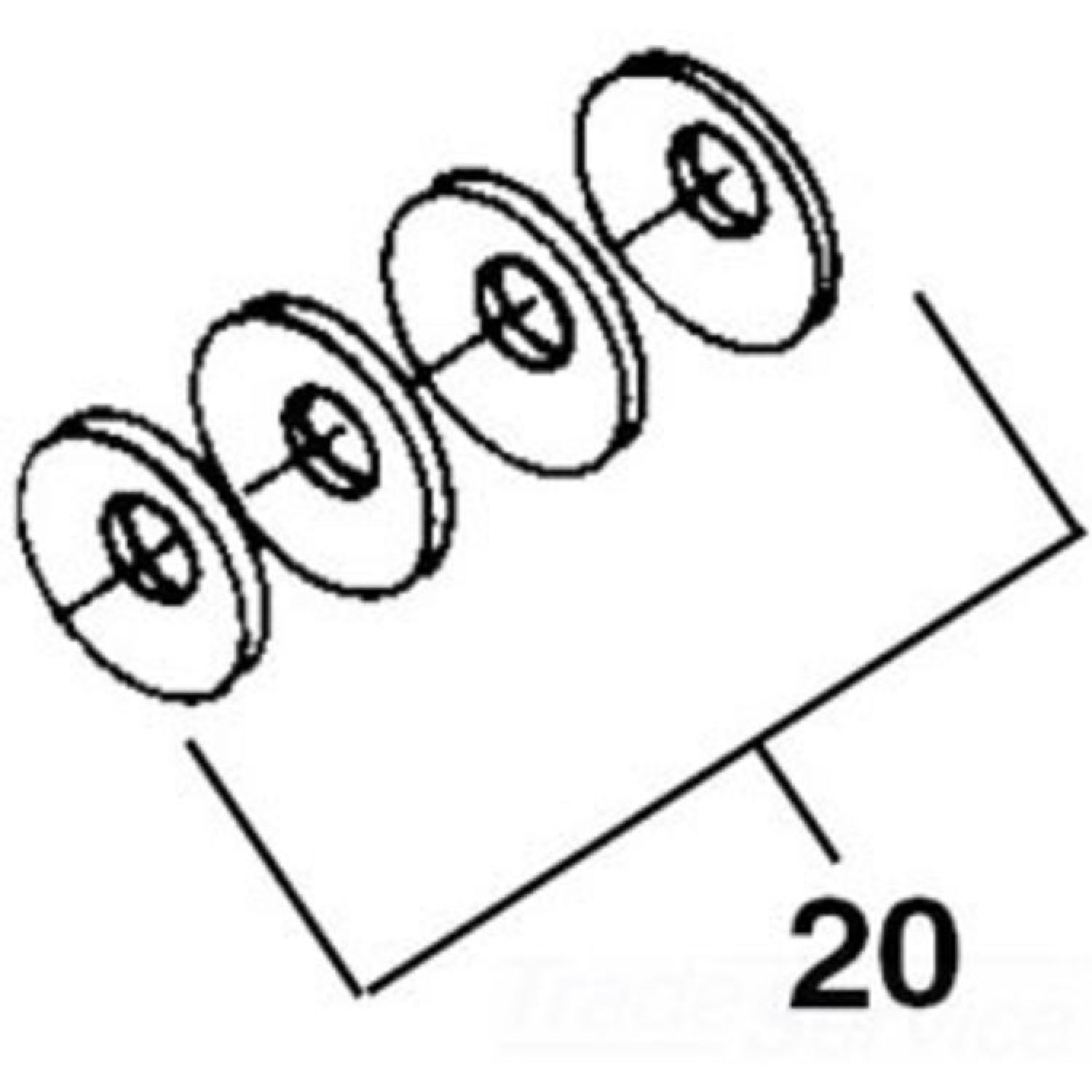 Ridgid 99385 Ridgid 99385 4 Conical Washers
