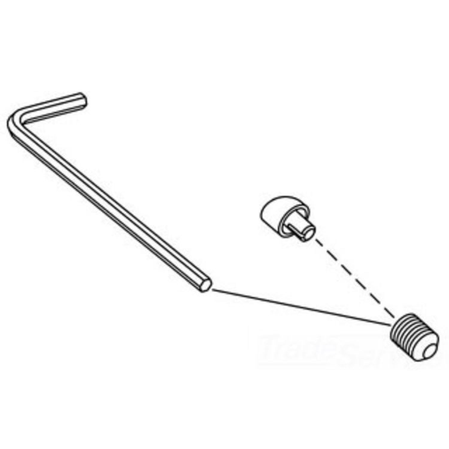 Delta RP62776SS Delta RP62776SS Stainless Set Screw and Handle Button - Part