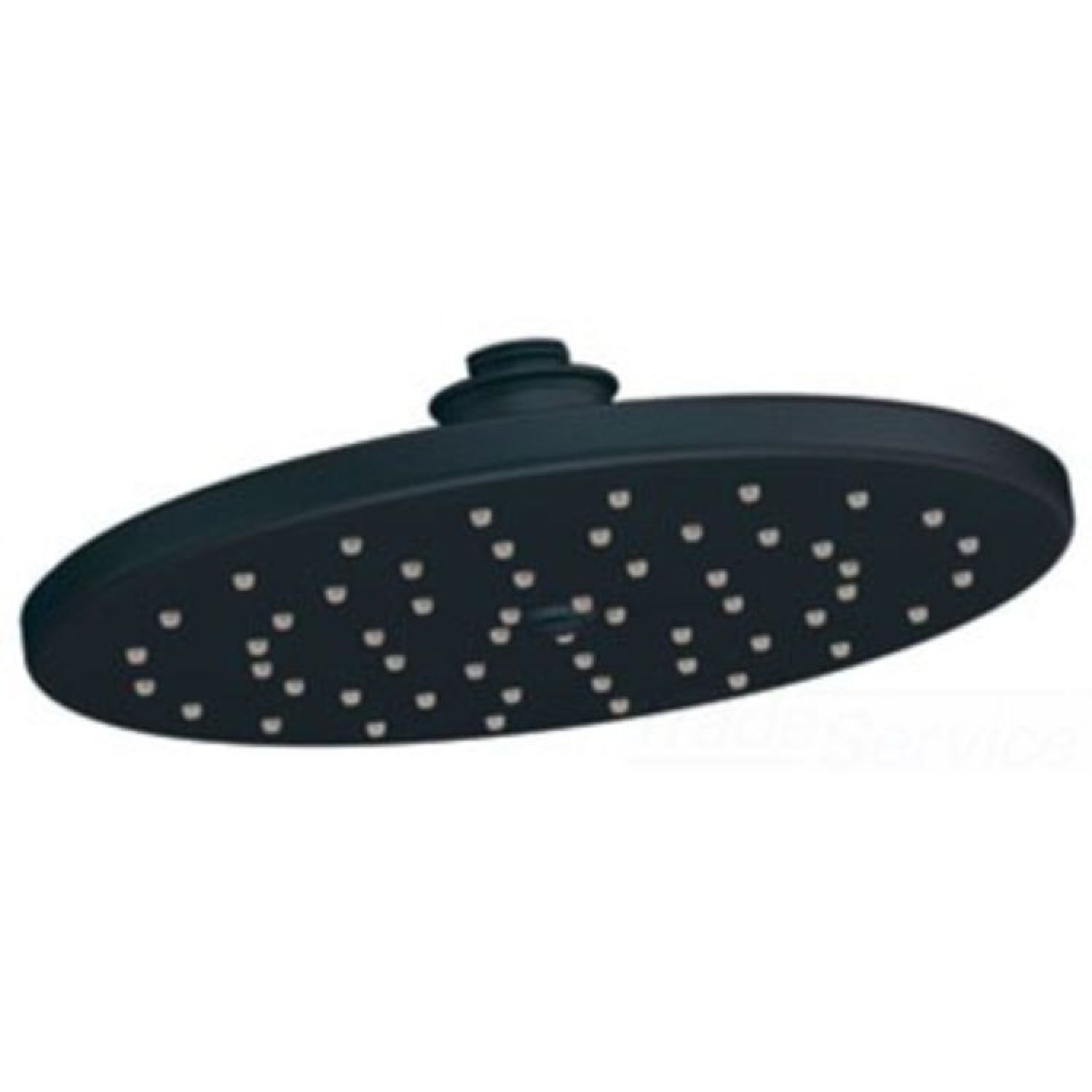 Moen S112EPWR Moen Waterhill 10in Single-Function Rainshower Shower Head, Immersion Technology, Eco-Performance, 2.0 GPM, Self-Pressurizing, Wrought Iron - S112EPWR