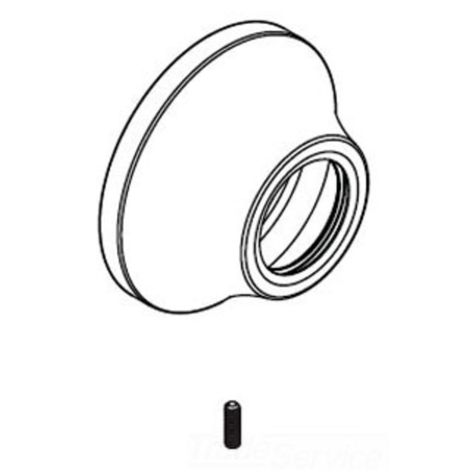Moen 154301 Moen 154301 Weymouth Handle Escutcheon Kit