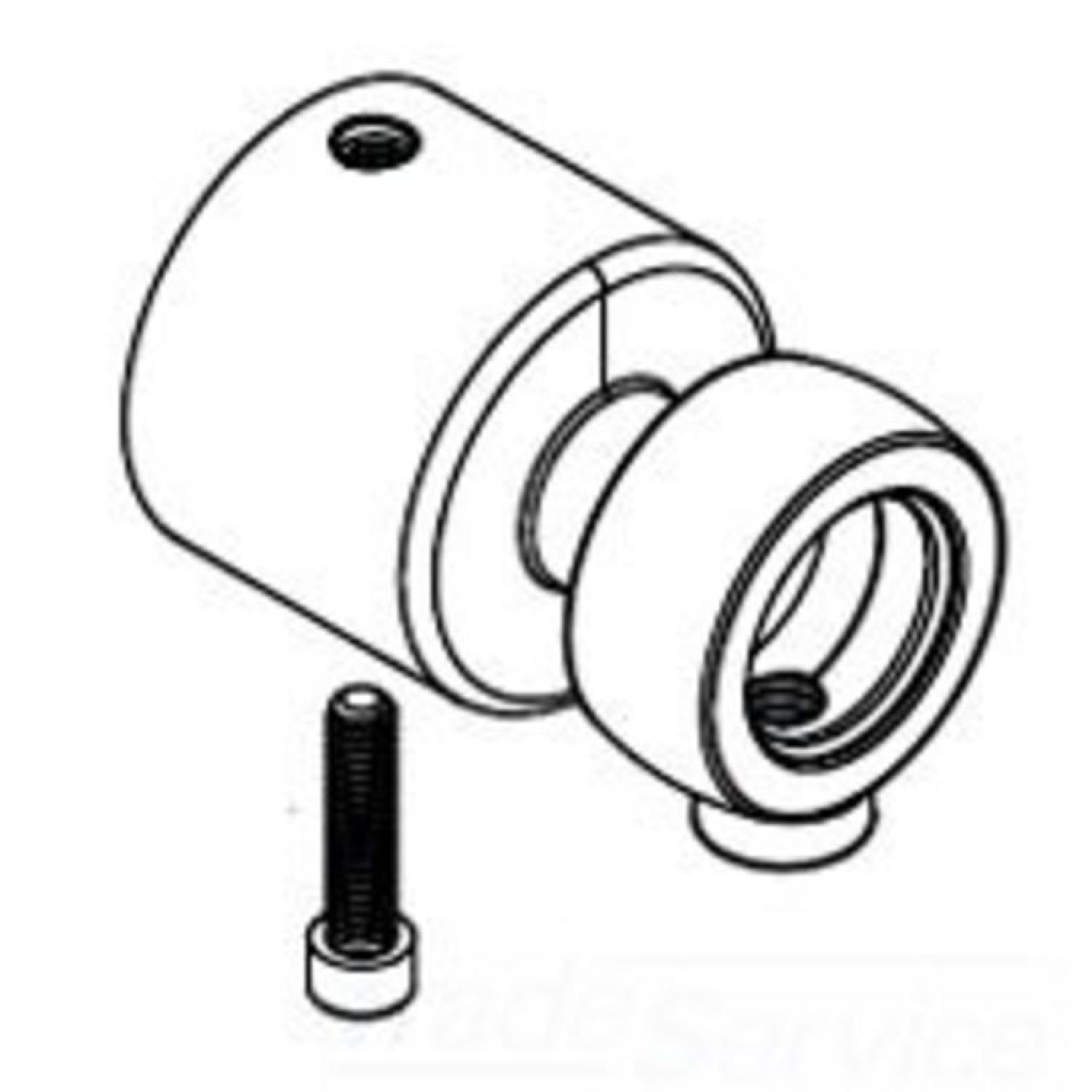 Moen 154302 Moen 154302 Weymouth Handle Hub & Screw Kit, Chrome