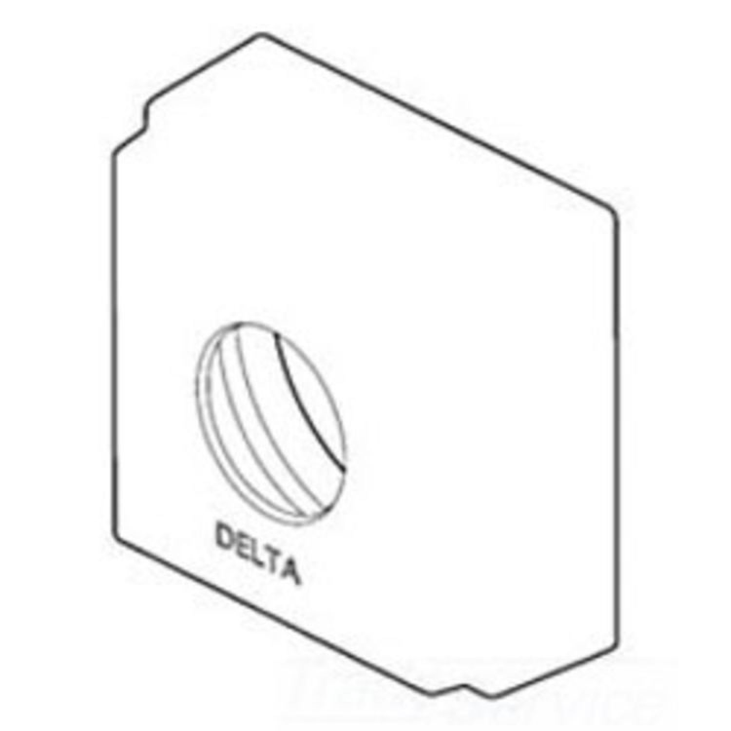 Delta RP70256 Delta RP70256 Chrome Body Jet Shell