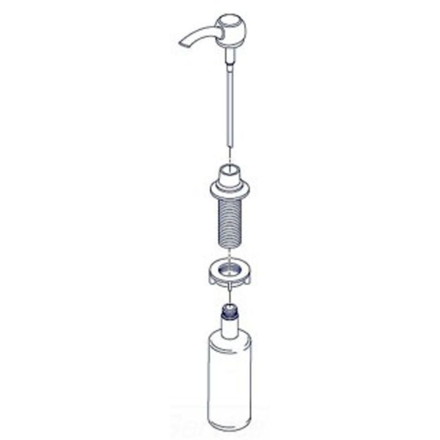 Peerless RP70710SS PEERLESS RP70710SS PART SOAP DISPENSER STAINLESS