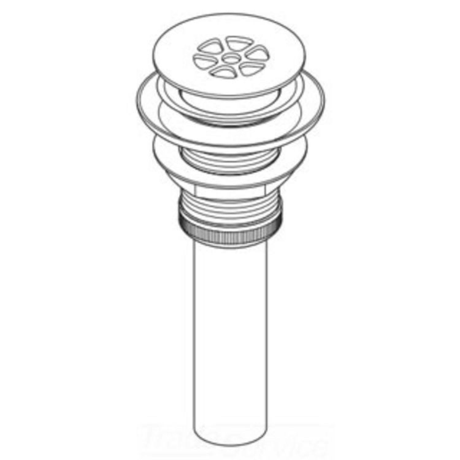 Brizo RP72411RB Brizo RP72411RB Grid Strainer without Overflow, Venetian Bronze