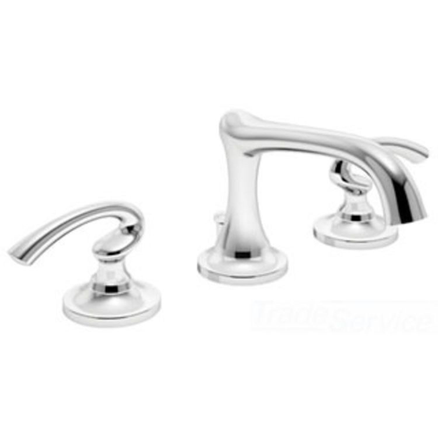 Symmons SLW-5212 Symmons Ballina Two-Handle Widespread Bathroom Faucet with Pop-Up Drain Assemblyt, 2.2 GPM, Chrome - SLW-5212