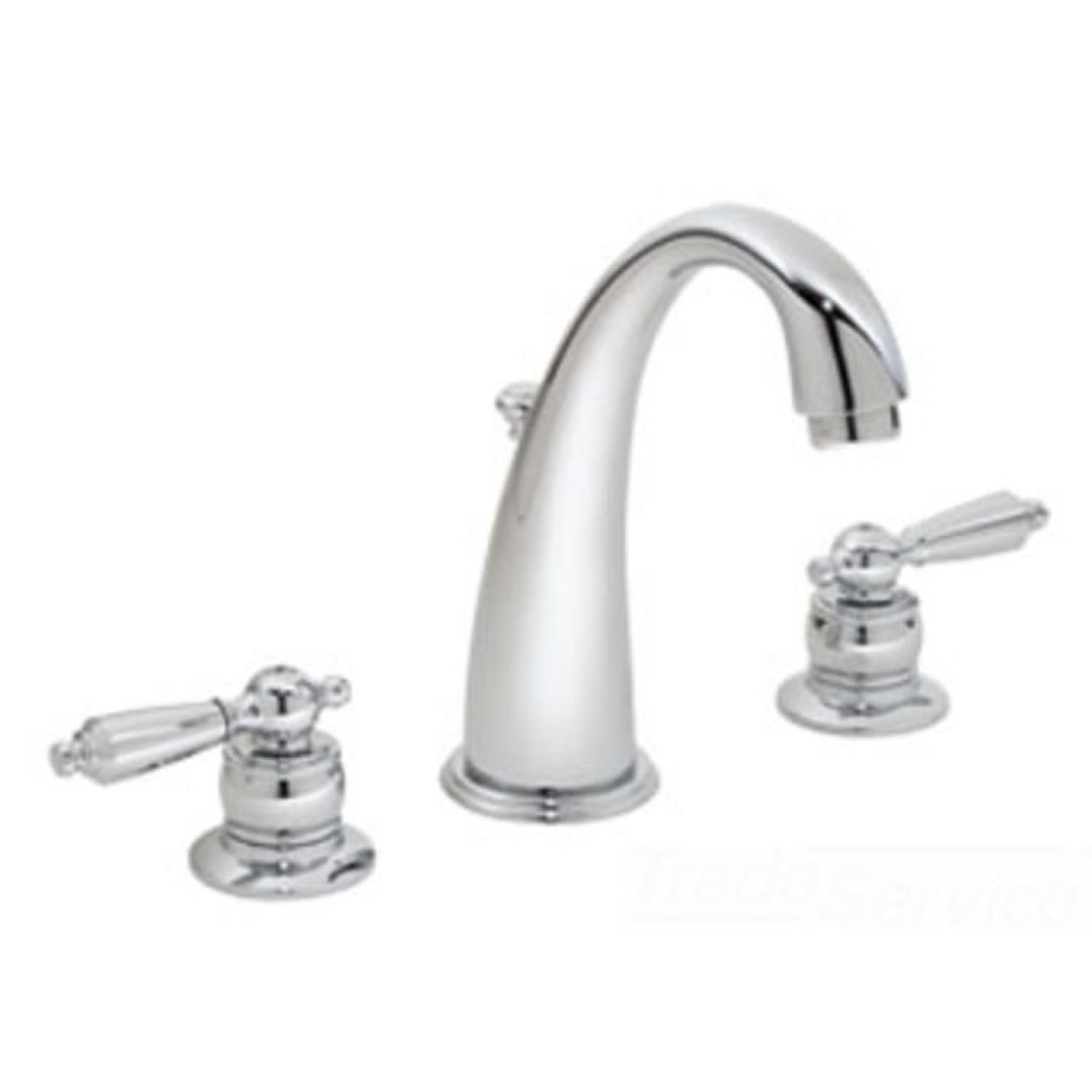 Symmons S-243-2-LAM Symmons Origins Symmetrix Two-Handle Widespread Lavatory Faucet with Pop-Up Drain, 2.2 GPM, High Arc Spout, Chrome - S-243-2-LAM