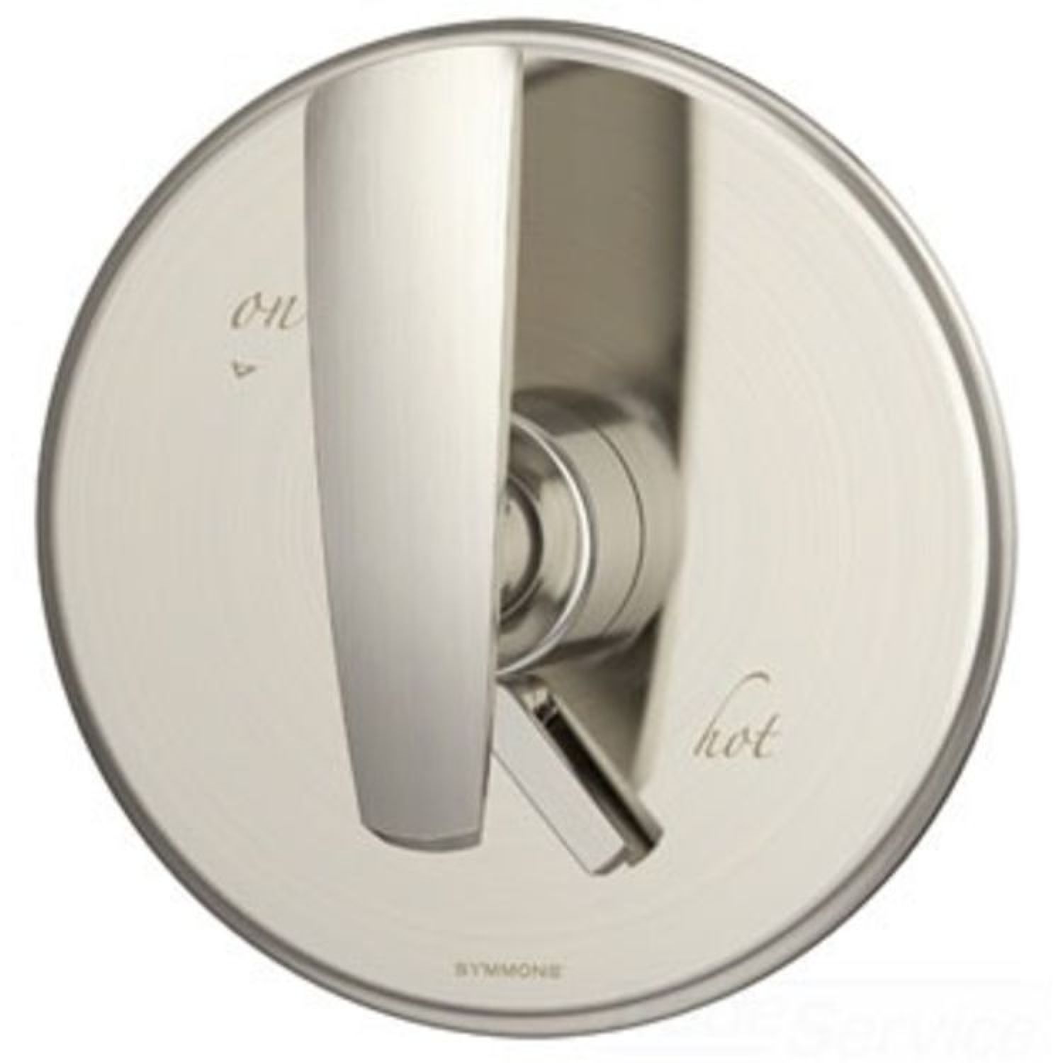Symmons S-4100-STN-TRM Symmons Naru Valve Trim w/ Volume Control, Lever Handles, Satin Nickel - S-4100-STN-TRM