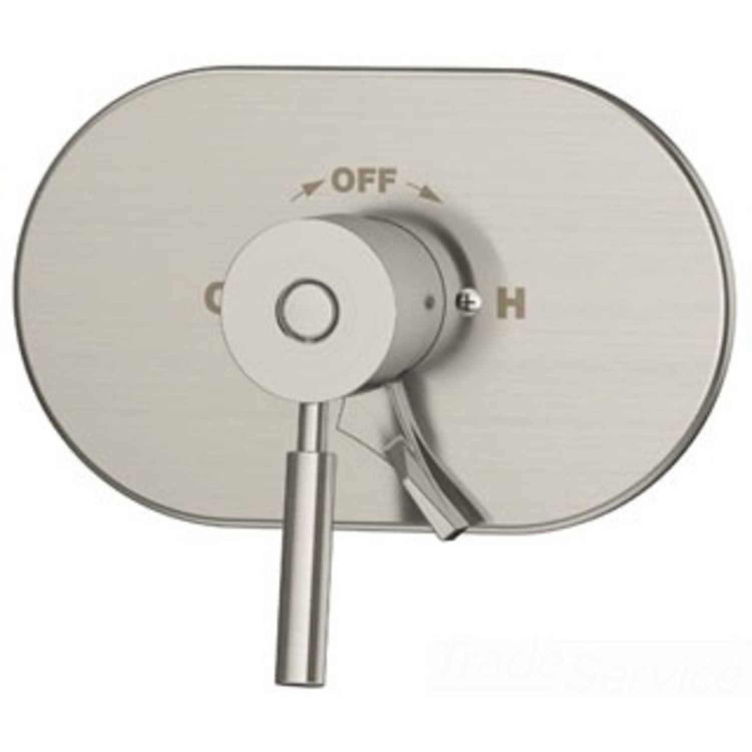 Symmons S-4300-STN-TRM Symmons Sereno Shower Valve Trim w/ Diverter, Lever Handles, Satin Nickel - S-4300-STN-TRM