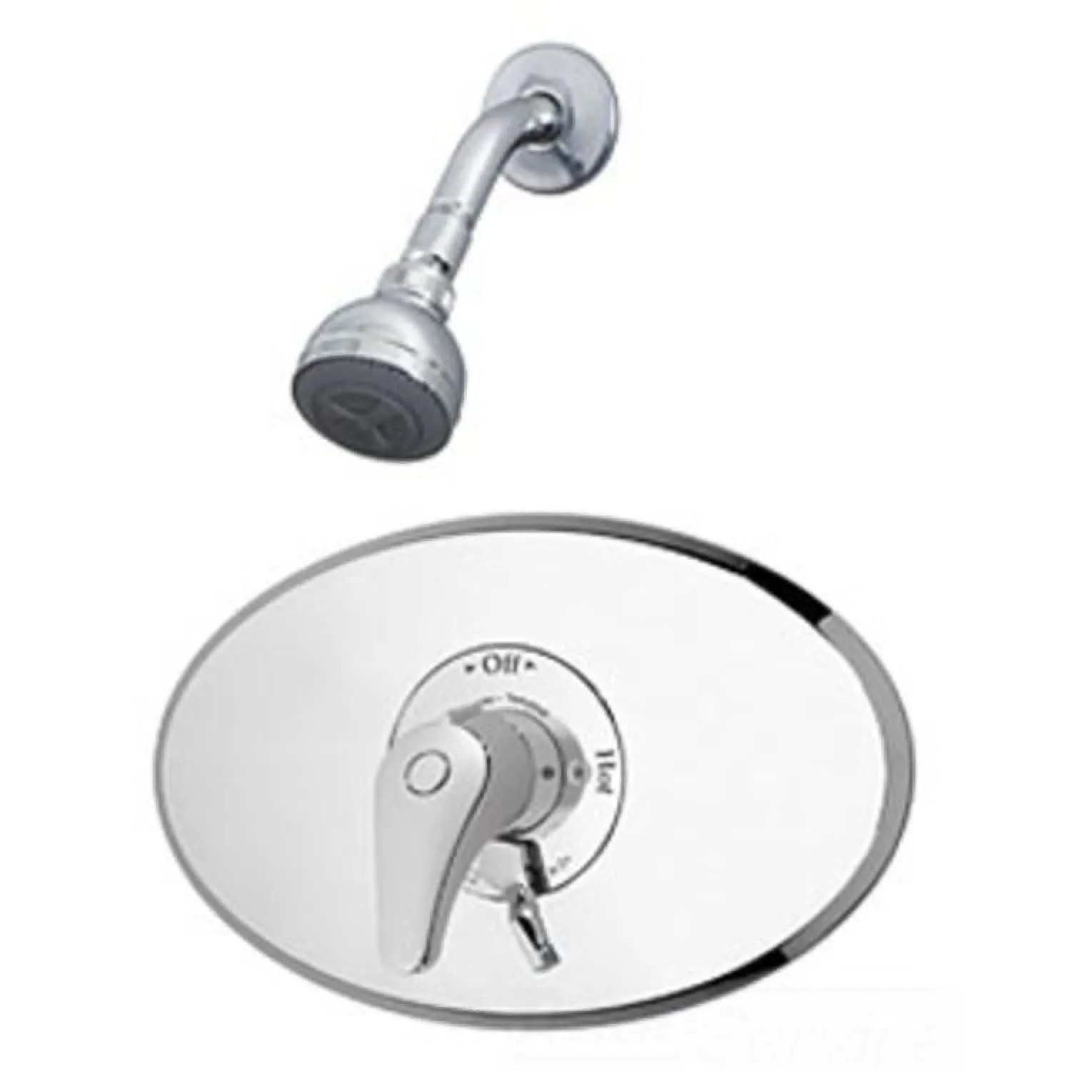 Symmons DS-96-1-LR-OP Symmons DS-96-1-LR-OP Chrome Temptrol Series Temptrol Shower System