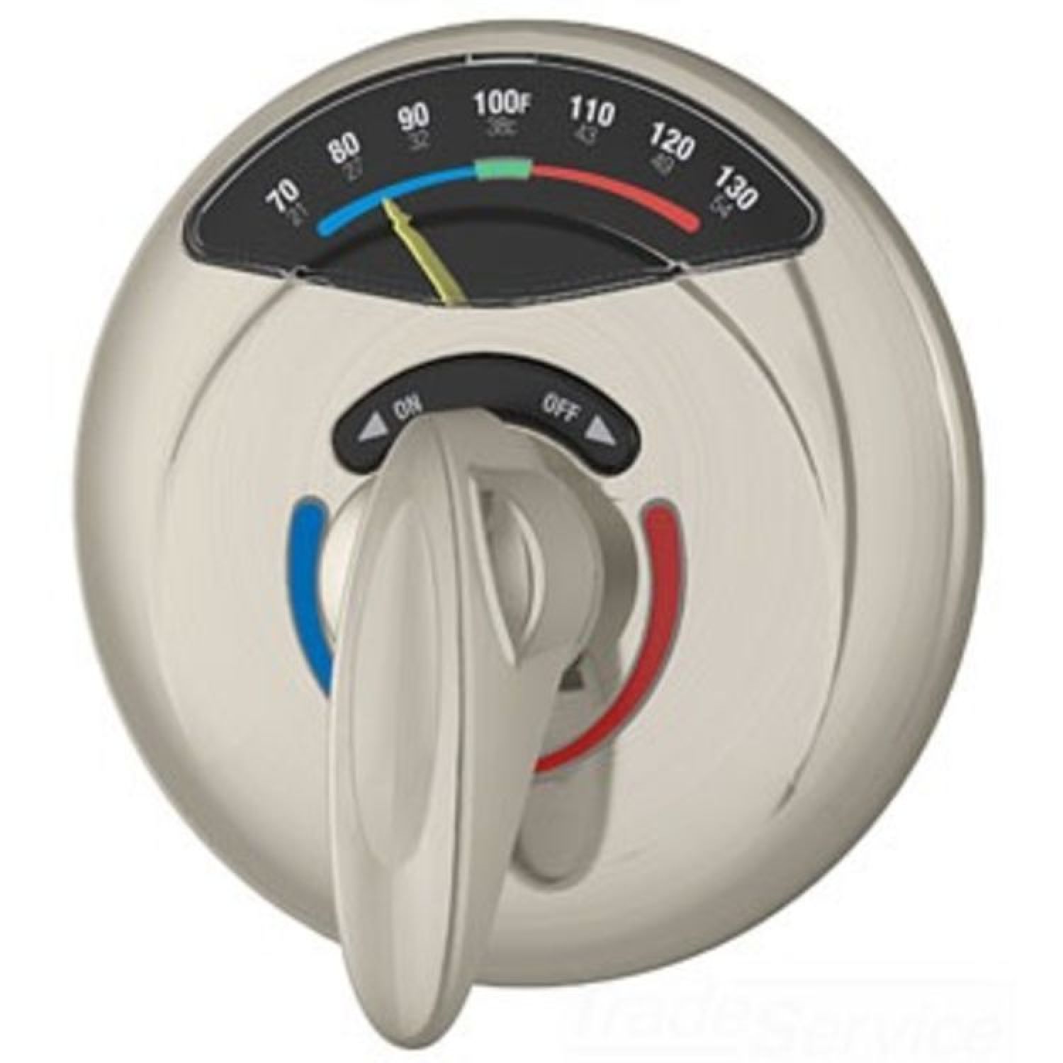 Symmons 4-5000VT-STN Symmons 4-5000VT Satin Nickel Visu-Temp Series with Clear-Vue Tub/Shower Valve