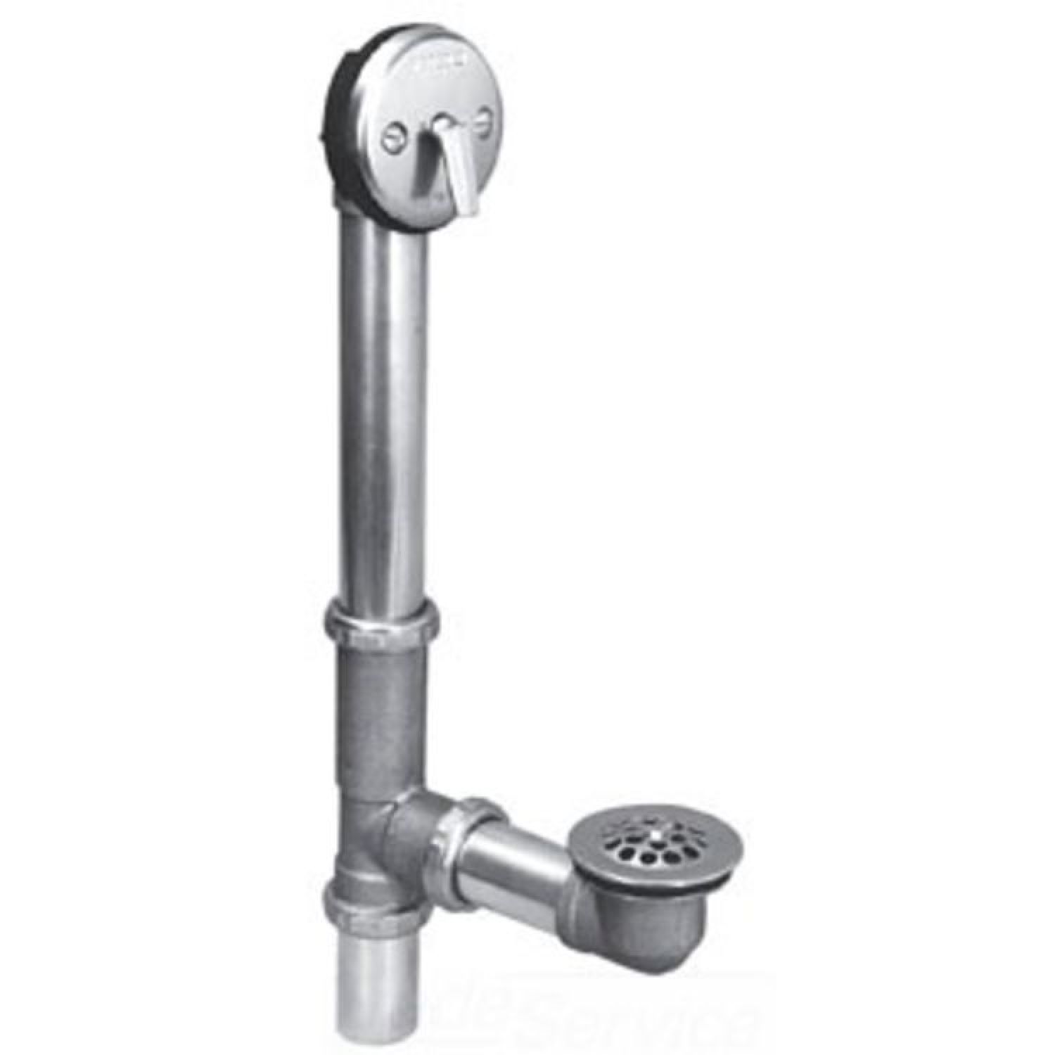 Watco 551-TL-BRS-BS Watco 551-TL-BRS-BS Trip Lever Bath Waste - Biscuit