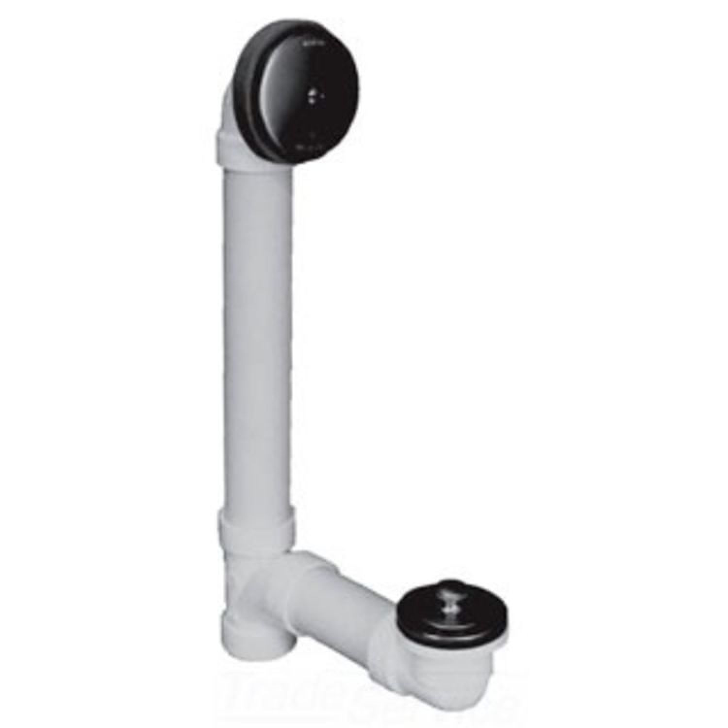Watco 661-PP-PVC-CP Watco 661-PP-PVC-CP Schedule 40 PVC Push Pull Polished Chrome Bath Waste Kit