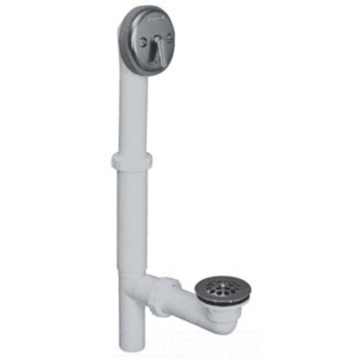 Watco 550-TL-PVC-PB-RT1 Watco 550-TL-PVC-PB-RT1 Trip Lever Bath Waste - Polished Brass