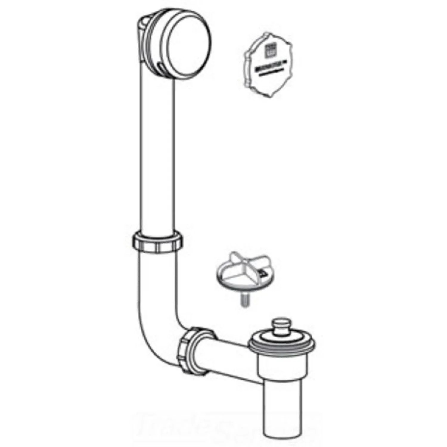 Watco 595-PF-PVC-BZ Watco 595-PF-PVC-BZ Plastic Innovator PresFlo PVC Oil-Rubbed Bronze