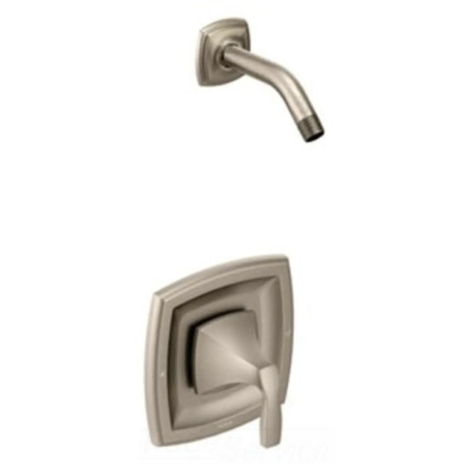 Moen T2692NHBN Moen Voss Posi-Temp Single-Handle Shower Faucet, Lever Handle, M-PACT, Less Showerhead, Brushed Nickel - T2692NHBN