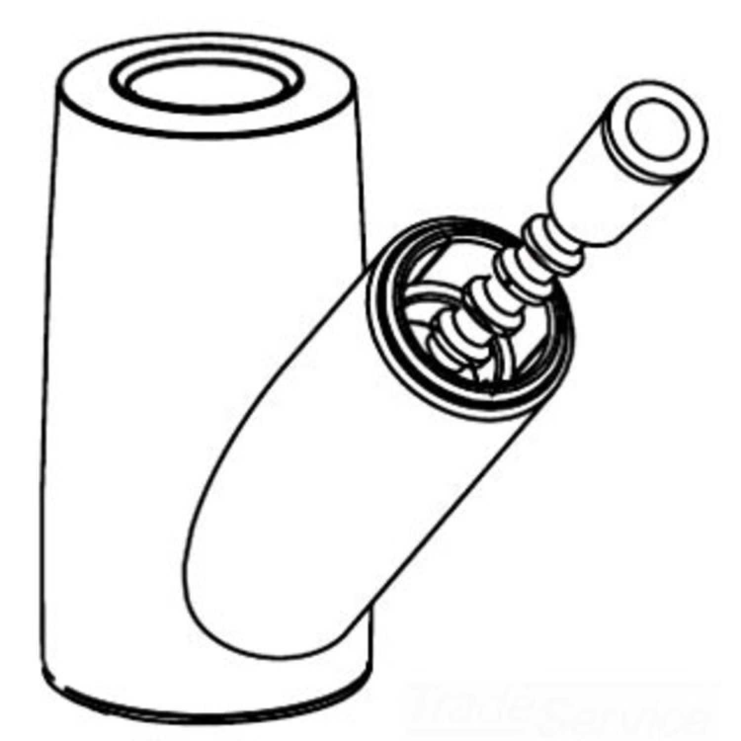 Moen 100152V Moen 100152V Part Spout Receptor Nova P-Os