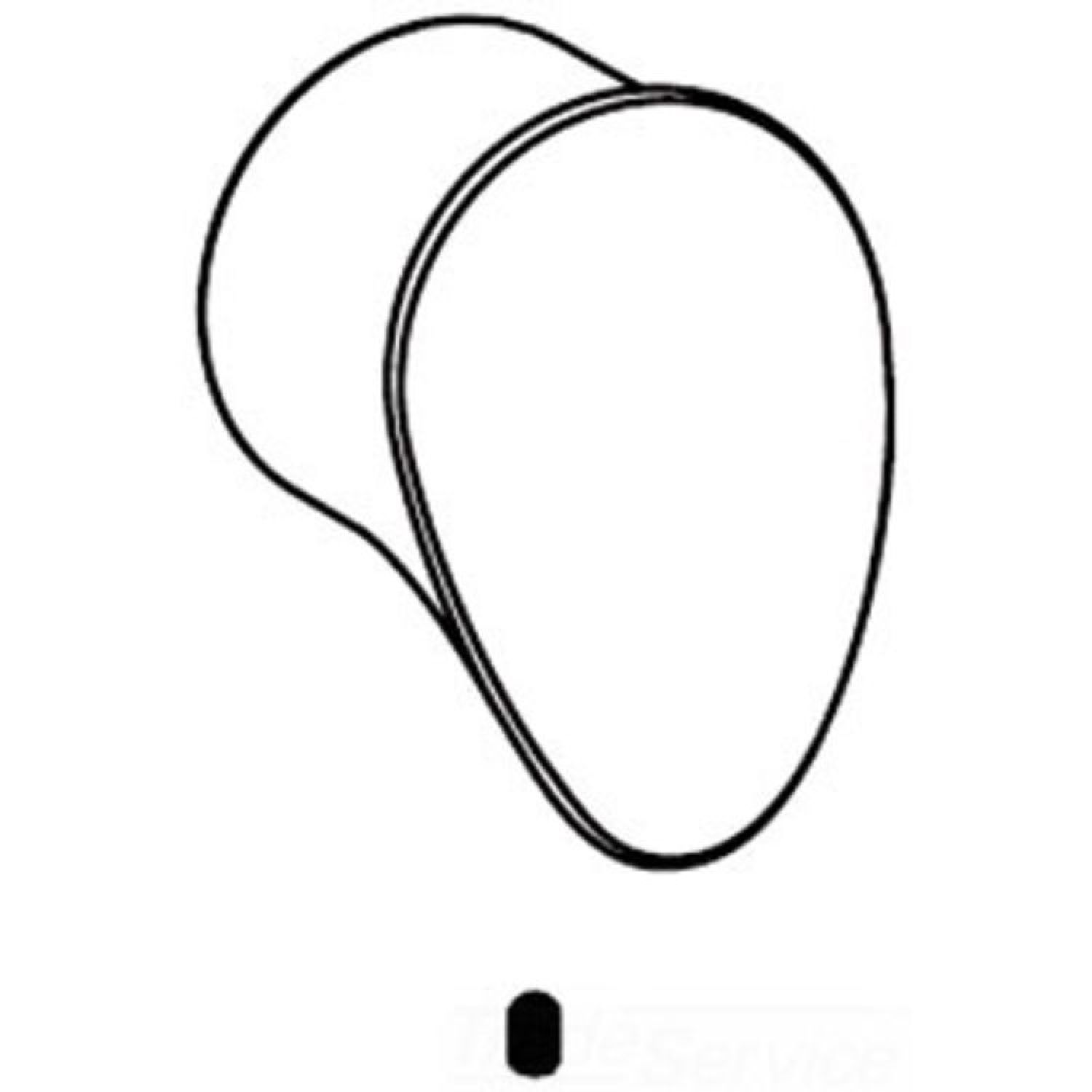 Moen 100307P Moen 100307P Part Knob Villeta Mount Single Handle Tub and Shower Transfer