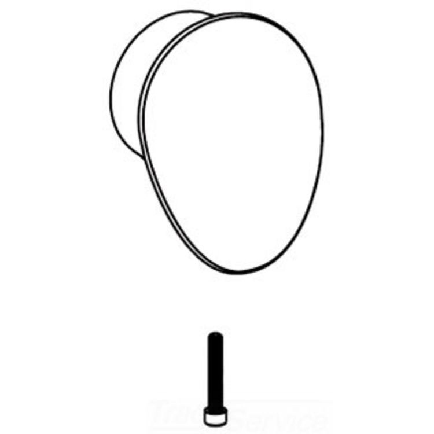 Moen 100310W Moen 100310W Part Handle Villeta Mount One-Handle Tub/Shower 3-Function Transfer