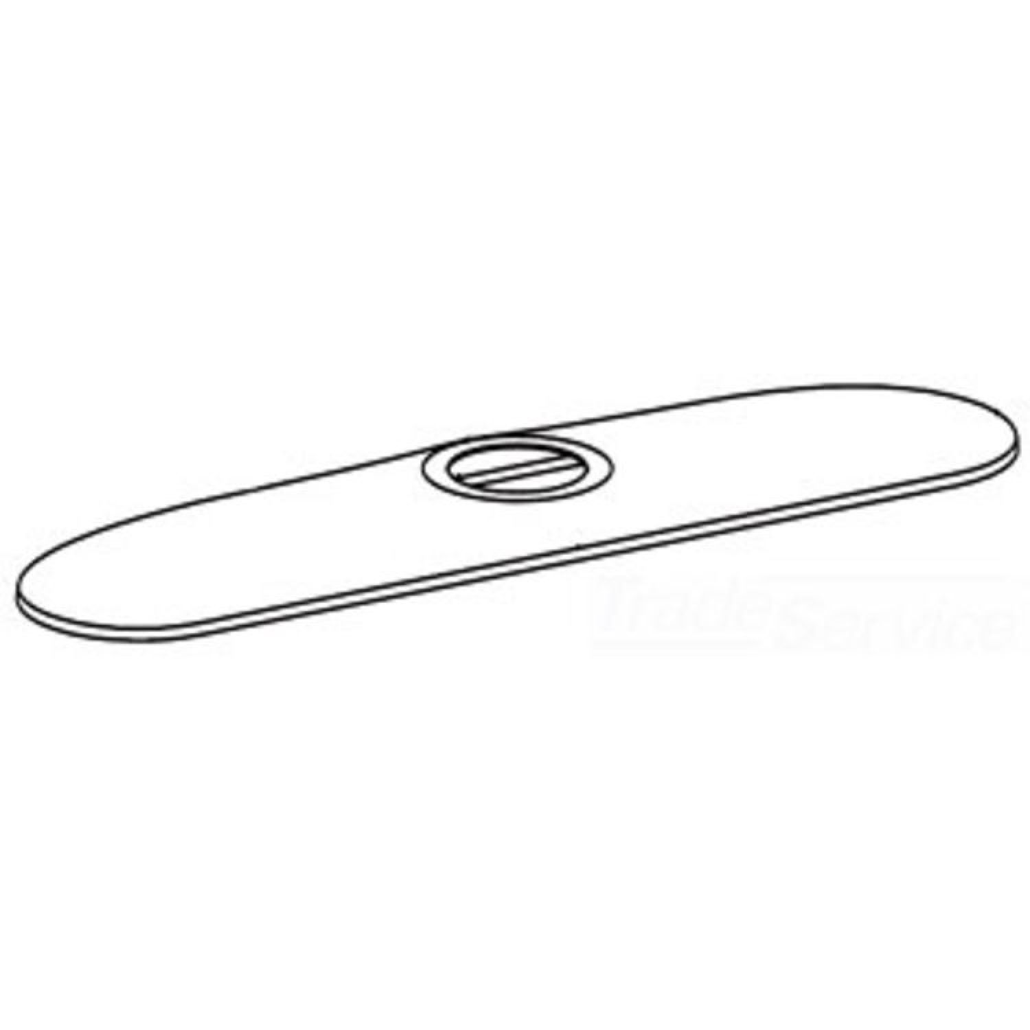 Moen 100017V Moen 100017V Monticello Escutcheon Kit - Ivory