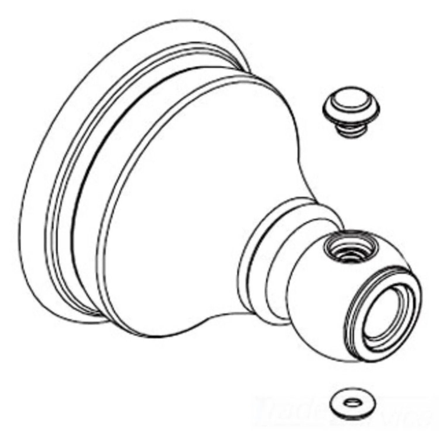 Moen 114351WR Moen 114351WR Part Handle Hub, Posi-Temp