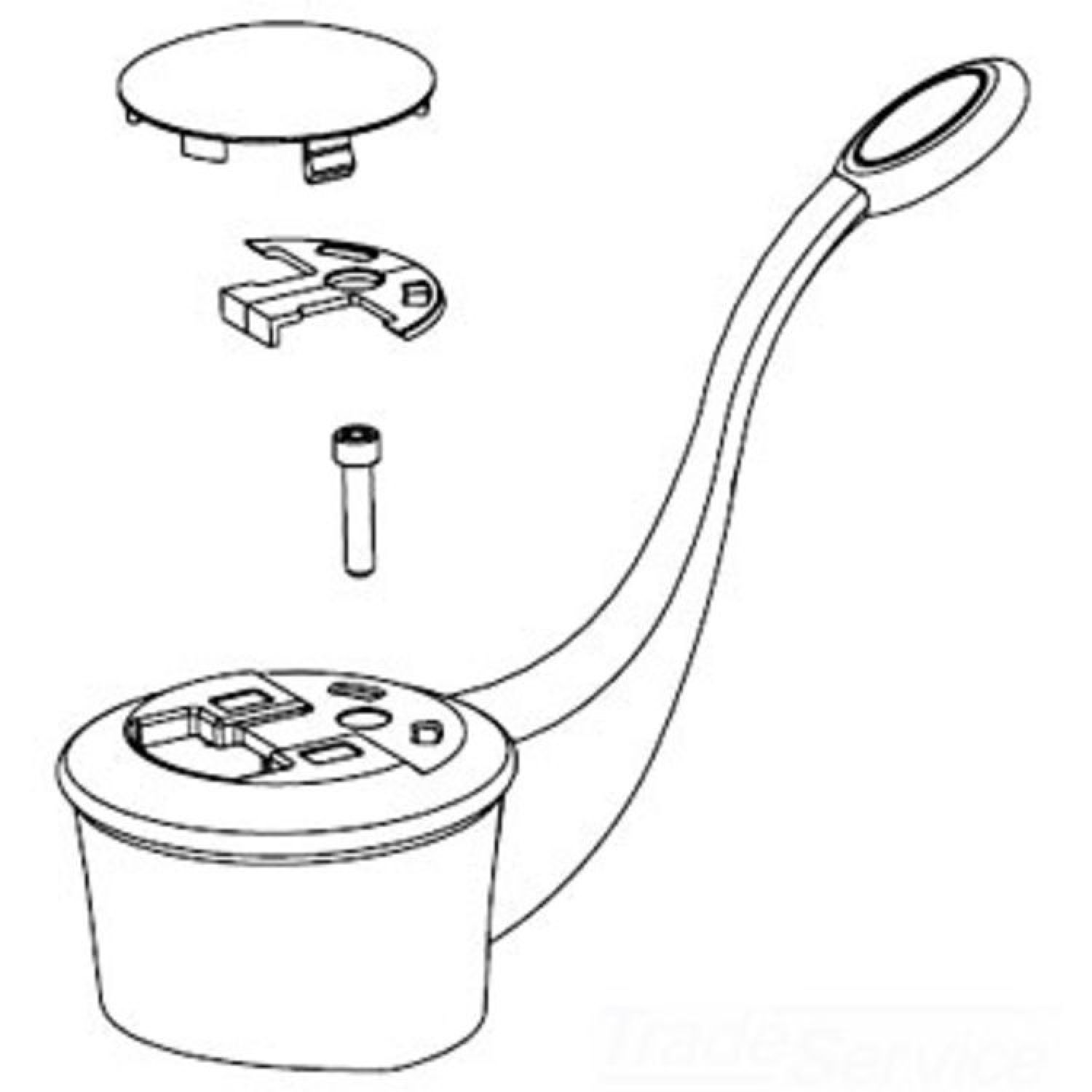 Moen 115046 Moen 115046 Part Handle, Single Handle