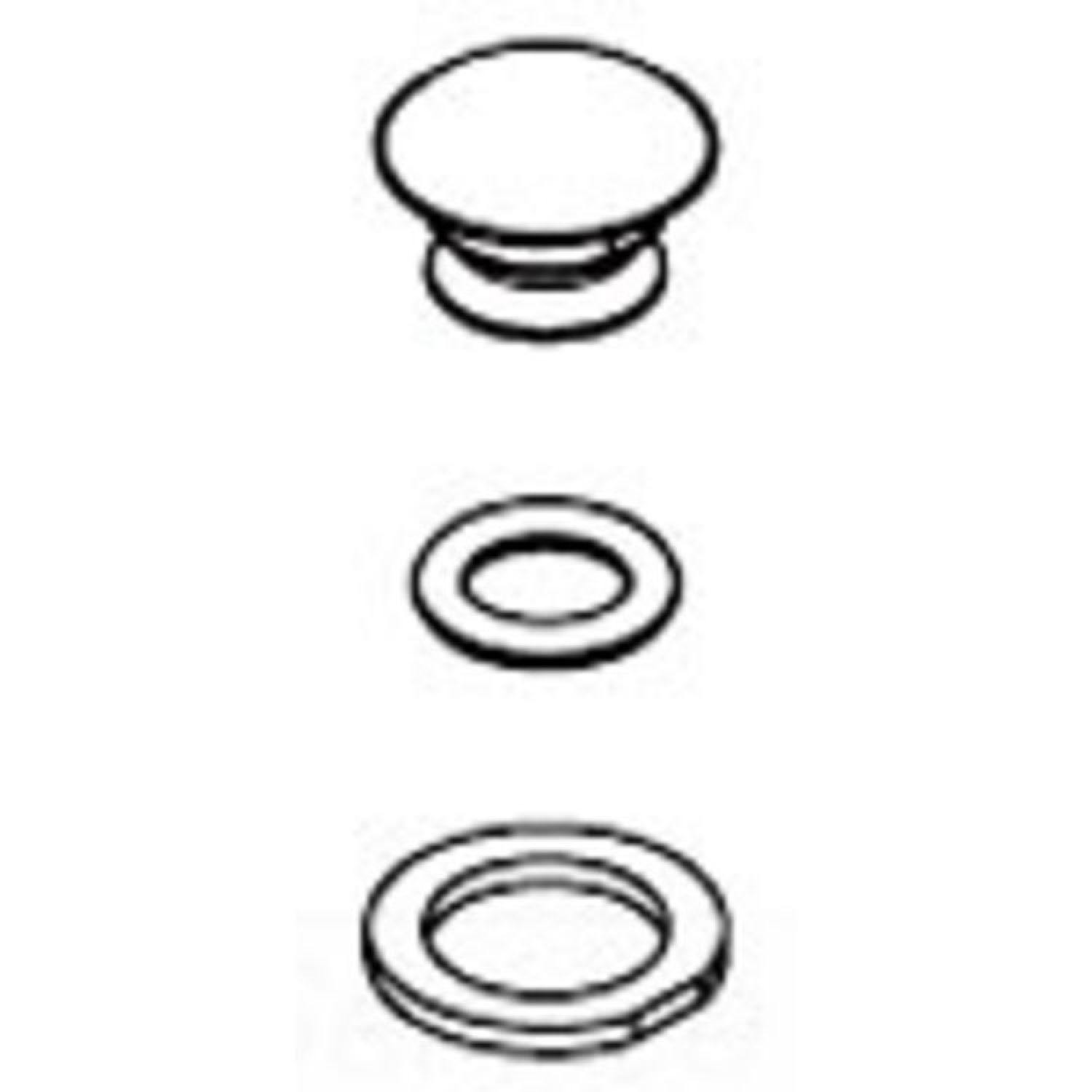 Moen 115034BN Moen Brushed Nickel Handle Cap Kit - 115034BN