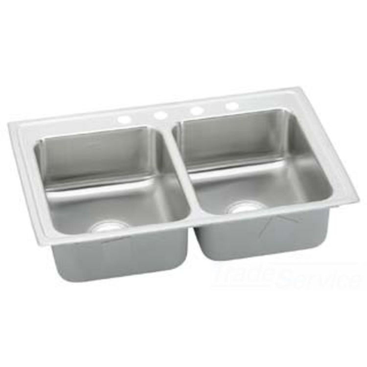 Elkay LRAD3722653 Elkay LRAD3722653 Lustertone ADA Double Bowl Sink