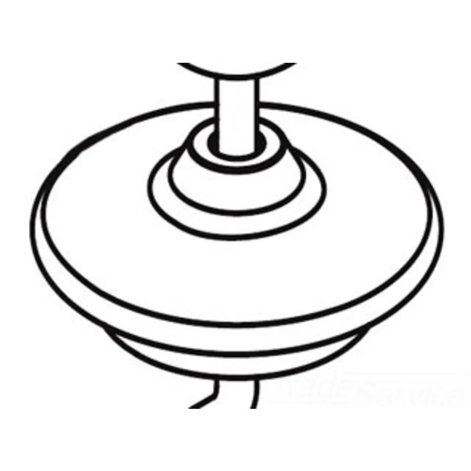 Moen 116649NL Moen 116649NL Part Spout Cap, Two Handle Lavatory