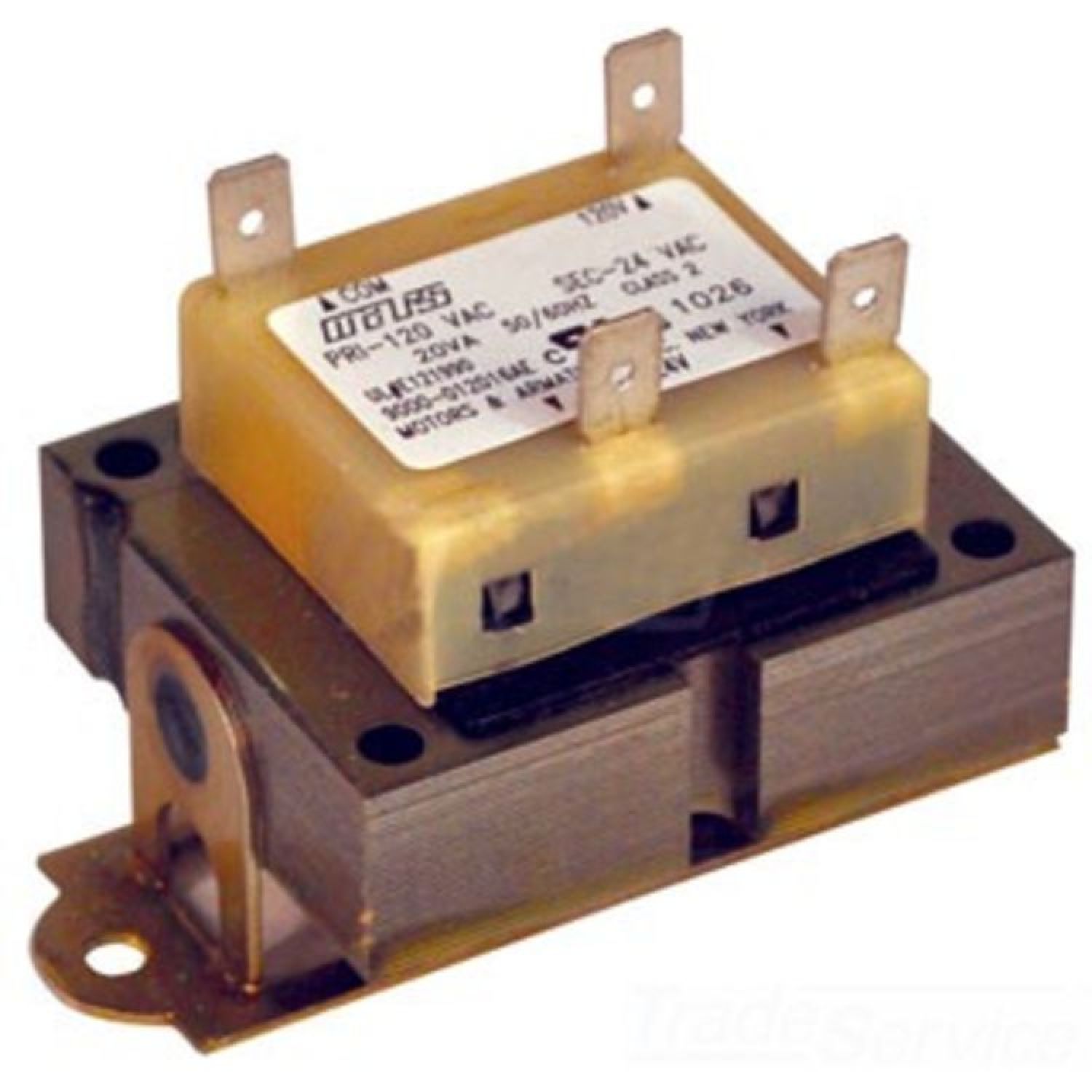 Mars 50363 Mars 50363 NEMA Class II Open Construction Transformer, 240 to 24,V 40VA Quick Connect