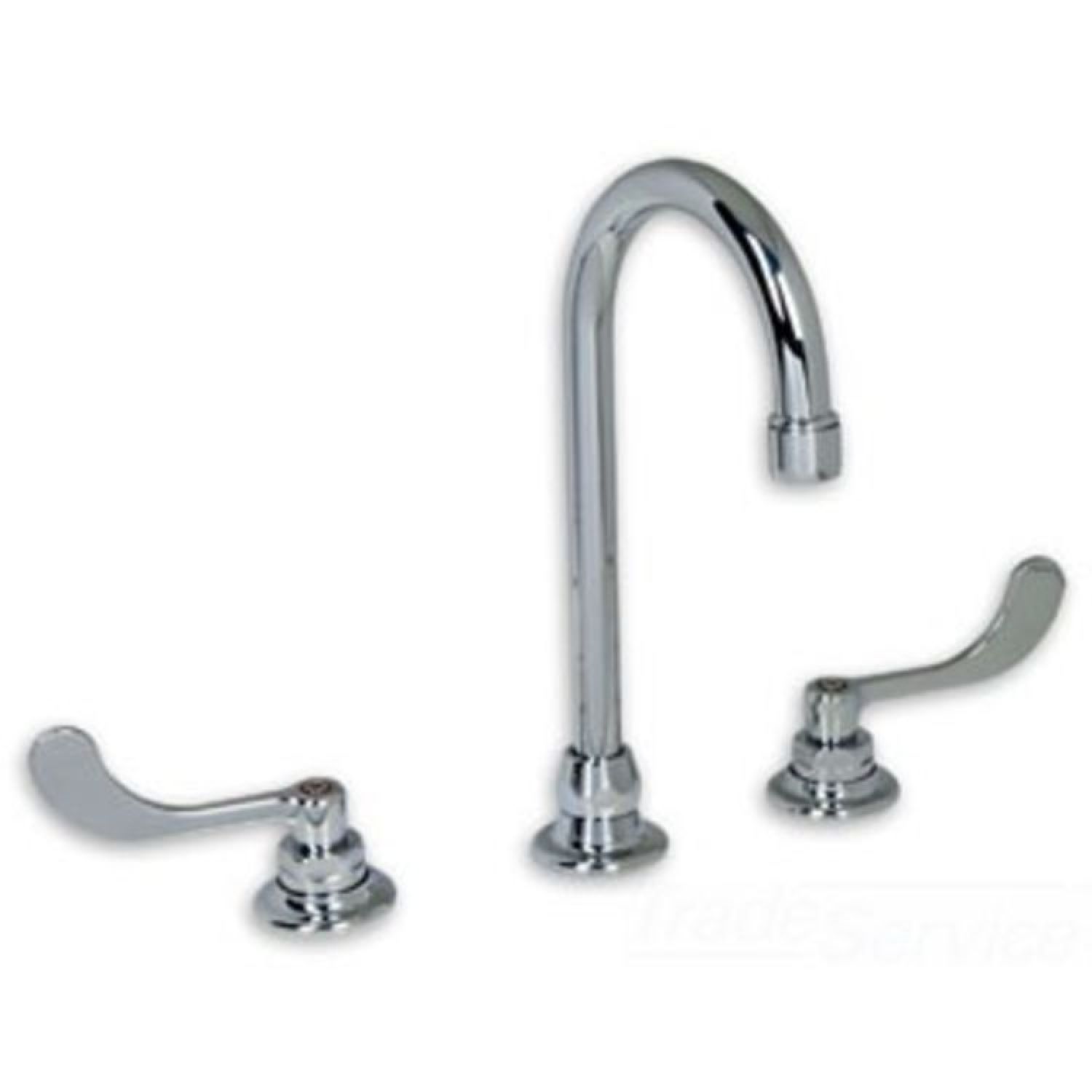 American Standard 6540.140.002 American Standard Monterrey Two-Handle Chrome Widespread Bathroom Faucet, Gooseneck, 1.5 GPM Aerator, WaterSense - 6540.140.002