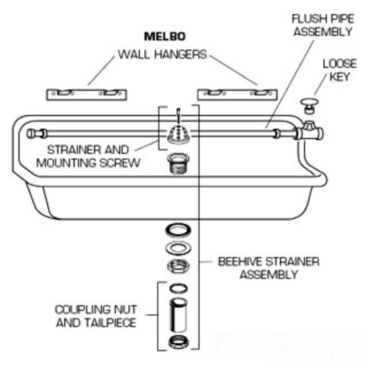 American Standard 047517-0020A American Standard 047517-0020A 047517-0020A Beehive Strainer, Chrome